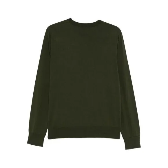 DSQUARED2 Men's Cotton Logo Crewneck Sweater Men GREEN Sweaters & Cardigans